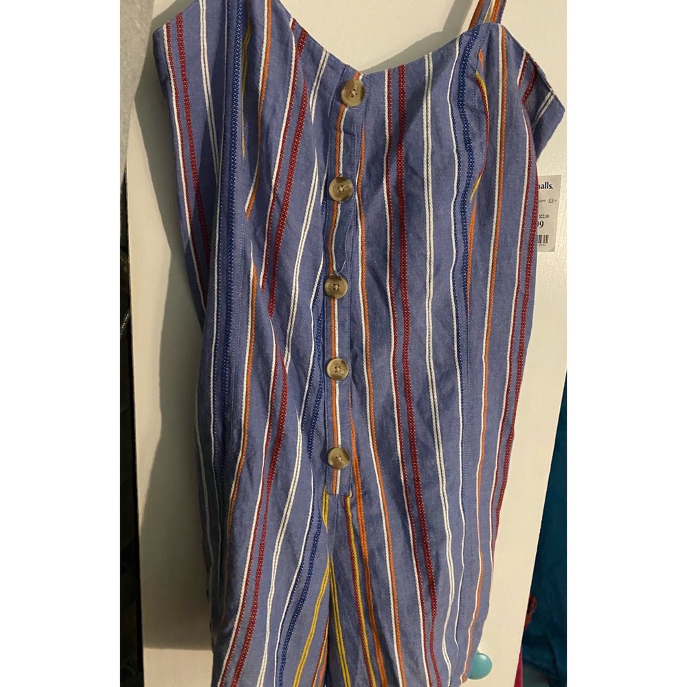 Striped romper